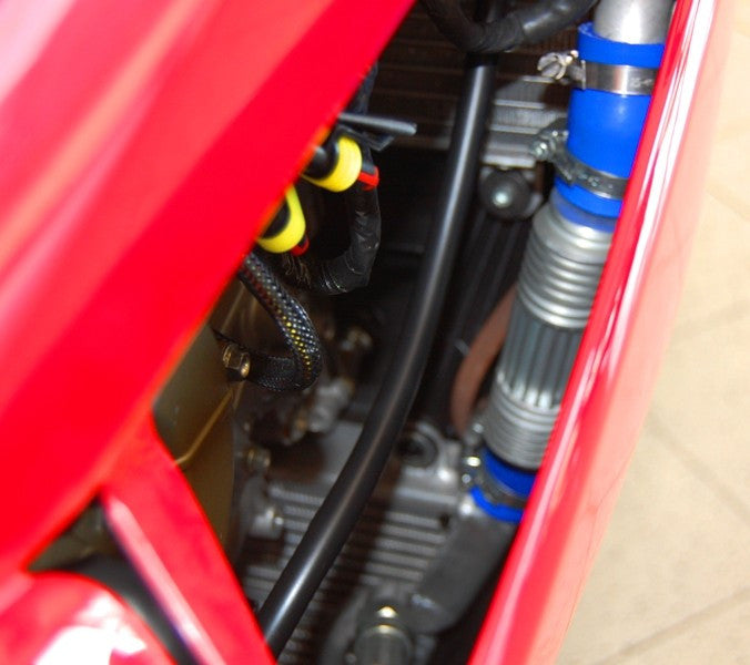 DBK Special Parts (Ducabike) Performance Technology Universal In-Line Double Housing Radiator Coolers