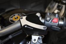 DBK Special Parts (Ducabike) Tri Blade Contrast Cut Front Brake & Clutch Reservoir Caps for the Ducati Diavel / XDiavel