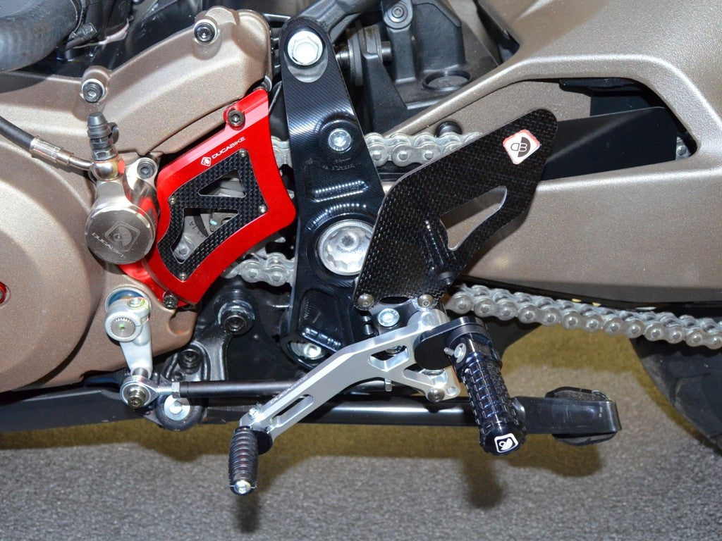 DBK Special Parts (Ducabike) Adjustable Rearsets for the Ducati Monster 821/1200