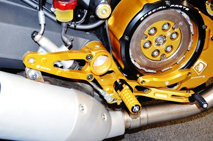 DBK Special Parts (Ducabike) Rearset Frame Kit for the Ducati Scrambler & Monster 797