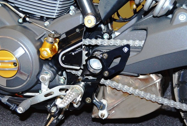 DBK Special Parts (Ducabike) Rearset Frame Kit for the Ducati Scrambler 800 (2019+)