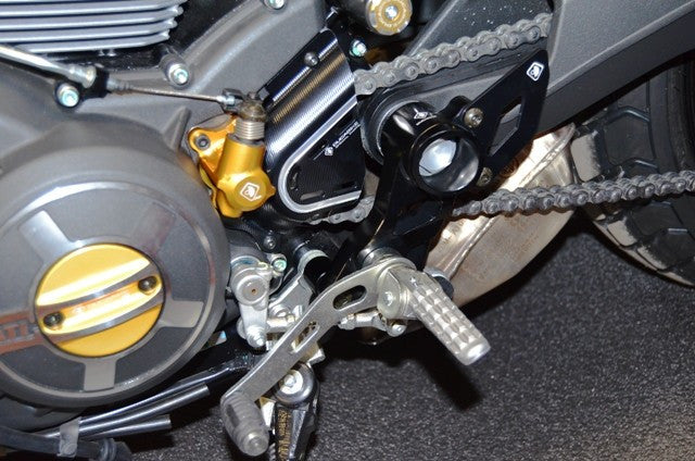 DBK Special Parts (Ducabike) Rearset Frame Kit for the Ducati Scrambler 800 (2019+)