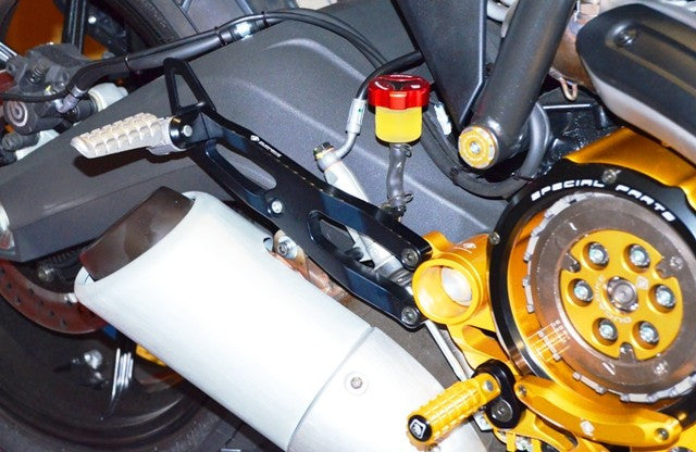 DBK Special Parts (Ducabike) Passenger Rearset Subframe Kit for the Ducati Scrambler & Monster 797