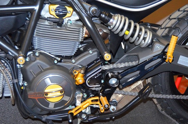 DBK Special Parts (Ducabike) Passenger Rearset Subframe Kit for the Ducati Scrambler & Monster 797