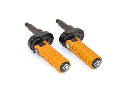 DBK Special Parts (Ducabike) Adjustable Folding Rider Footpegs for the Ducati Scrambler & Monster 797