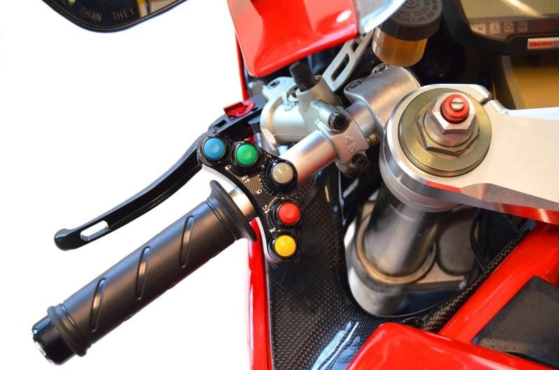 DBK Special Parts (Ducabike) 7 Button Handlebar Street Switch for Desmosedici and the 1198/1098/848/evo (large black plug)