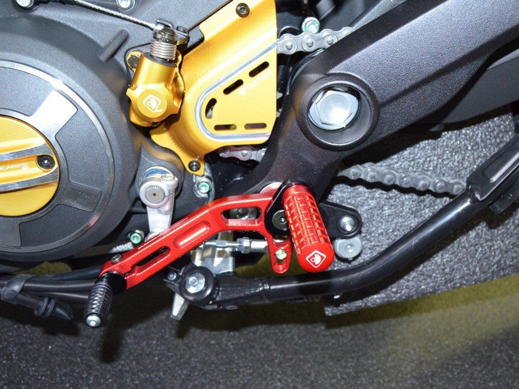 DBK Special Parts (Ducabike) Adjustable Rider Footpegs for the Ducati Scrambler & Monster 797