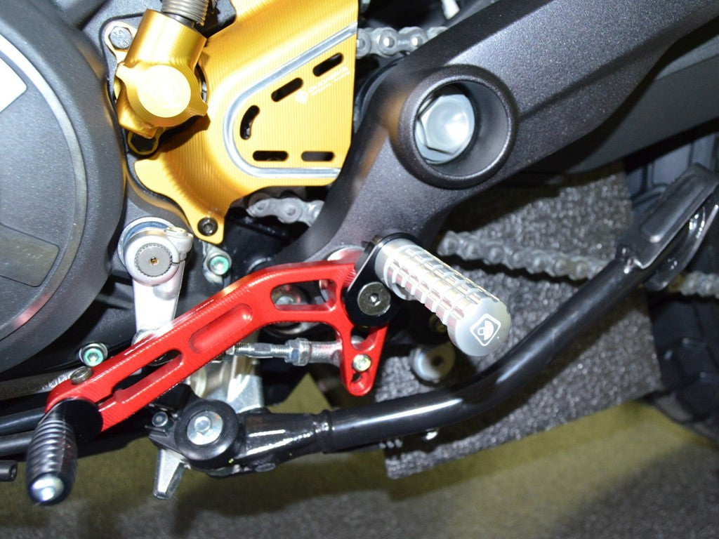 DBK Special Parts (Ducabike) Adjustable Rider Footpegs for the Ducati Scrambler & Monster 797