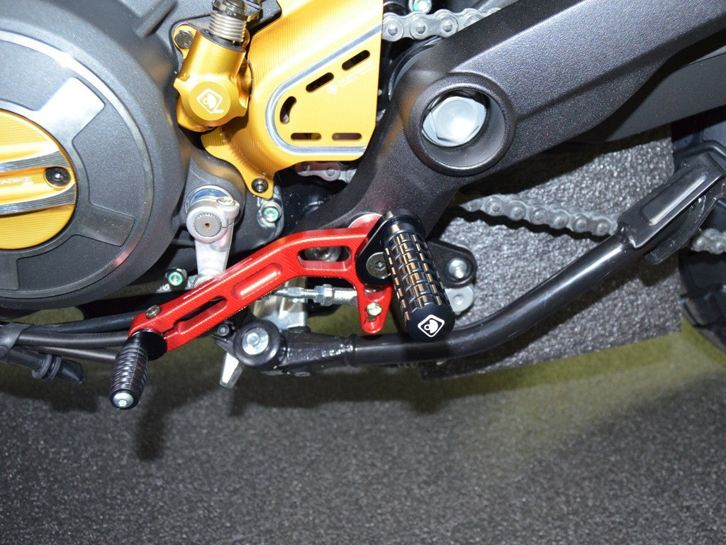 DBK Special Parts (Ducabike) Adjustable Rider Footpegs for the Ducati Scrambler & Monster 797