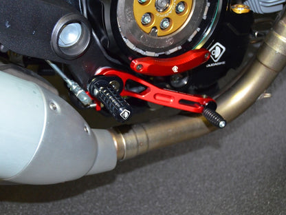 DBK Special Parts (Ducabike) Adjustable Folding Rider Footpegs for the Ducati Scrambler & Monster 797