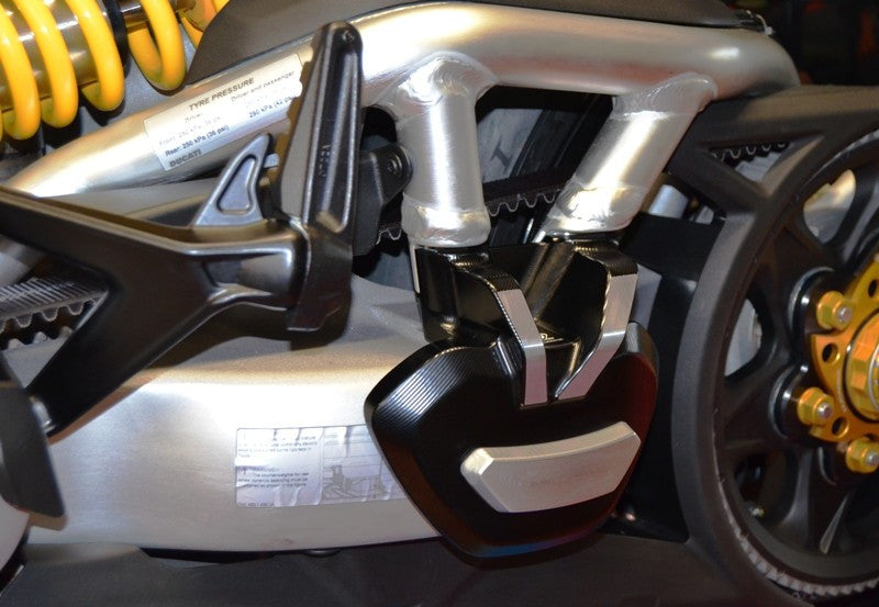 DBK Special Parts (Ducabike) Billet Swingarm Protector Kit for Ducati XDiavel