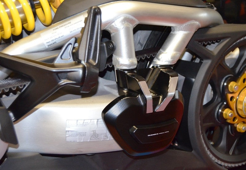 DBK Special Parts (Ducabike) Billet Swingarm Protector Kit for Ducati XDiavel