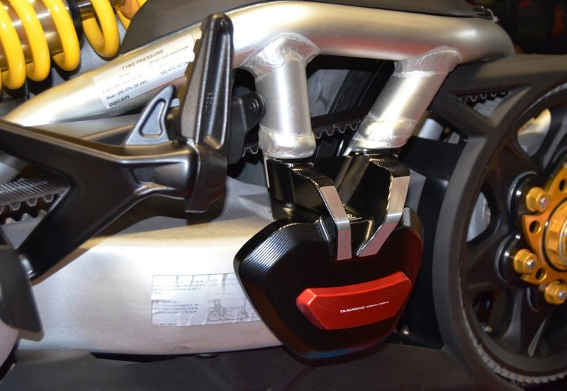 DBK Special Parts (Ducabike) Billet Swingarm Protector Kit for Ducati XDiavel