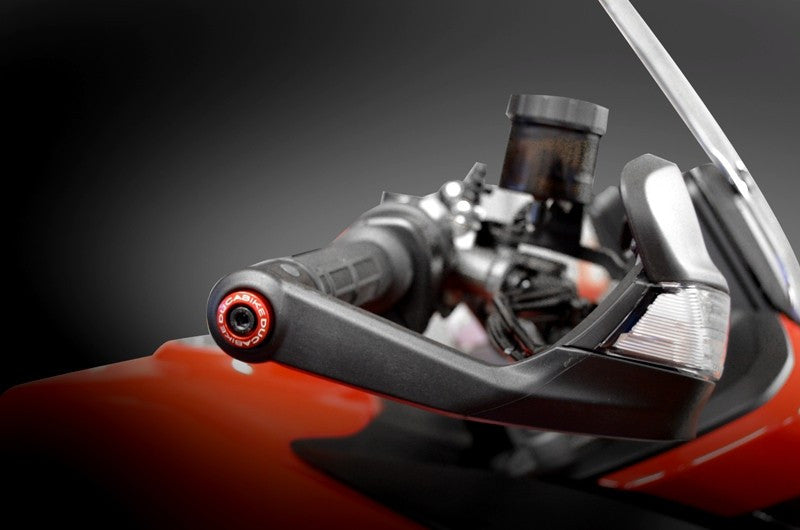 DBK Special Parts (Ducabike) Billet Handlebar End Cap Insert Kit for the Ducati Multistrada 1200/1260/950/V2 (2015+) and Hypermotard (2013+)