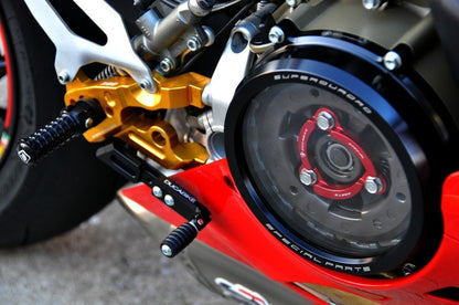 DBK Special Parts (Ducabike) Clear Wet Clutch Cover for the Ducati Panigale 1299/1199/959  Superleggera (and 899 too with modification)