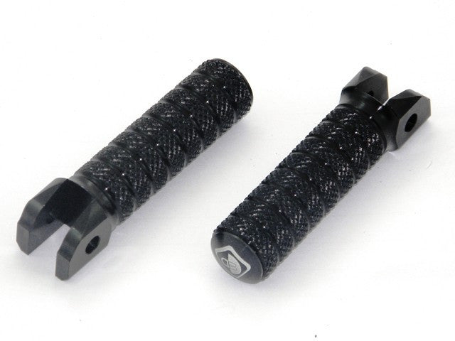 DBK Special Parts (Ducabike) Rider/Passenger Knurled Footpegs for the Ducati Panigale 1299/1199/959/899  Superleggera  848/1098/1198  Streetfighter  and Monster S2R/S4R/S4RS
