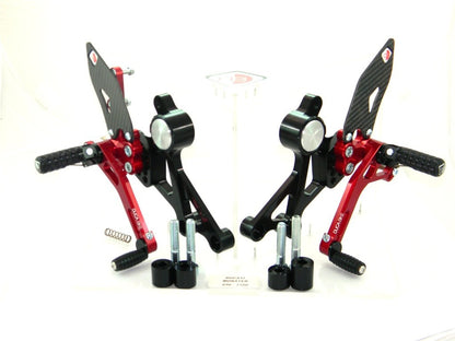 DBK Special Parts (Ducabike) Adjustable Rearsets for the Ducati Monster 696/796/1100