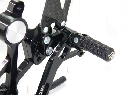 DBK Special Parts (Ducabike) Adjustable Rearsets for the Ducati Monster 696/796/1100