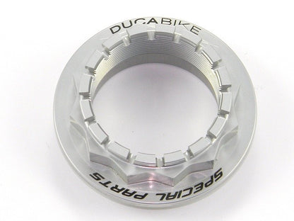 DBK Special Parts (Ducabike) Large Rear Axle Wheel Side Nut for the Ducati 1098/1198, Panigale, Streetfighter 1098,  Multistrada 1200/1260, Monster 1200, and Diavel