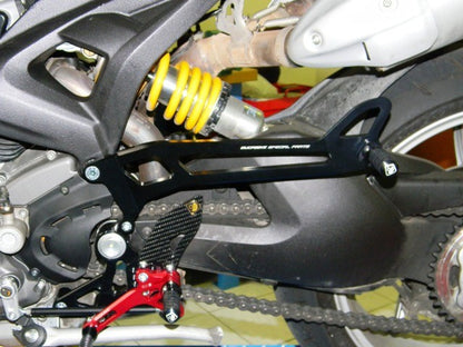 DBK Special Parts (Ducabike) Passenger Peg Kit for Adjustable Rearsets for the Ducati Monster 696/796/1100 - SHIPPING DAMAGED