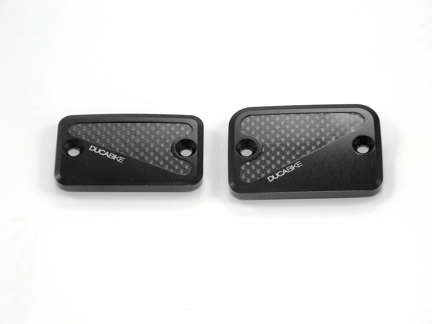 DBK Special Parts (Ducabike) Billet Front Brake & Clutch Reservoir Caps for the Ducati Scrambler 1100 / 2019+ 800's