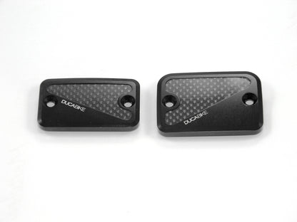 DBK Special Parts (Ducabike) Billet Front Brake & Clutch Reservoir Caps for the Ducati Scrambler 1100 / 2019+ 800's