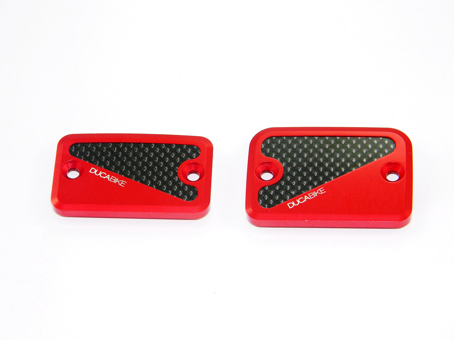 DBK Special Parts (Ducabike) Billet Front Brake & Clutch Reservoir Caps for the Ducati Scrambler 1100 / 2019+ 800's