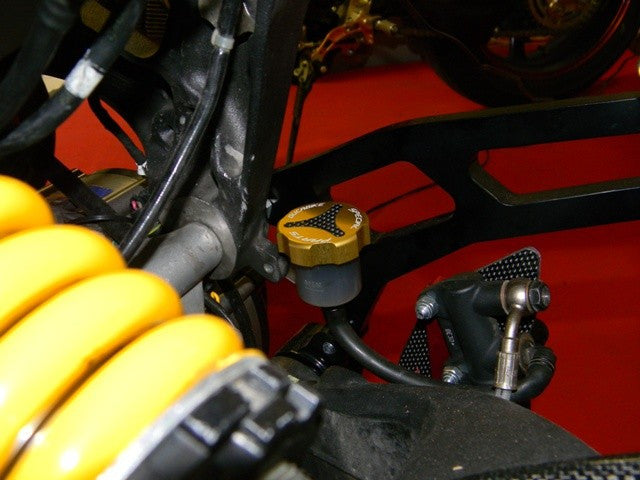DBK Special Parts (Ducabike) Billet Rear Brake Reservoir Cap for Ducati (except Diavel and 2015+ Multistrada) and Clutch