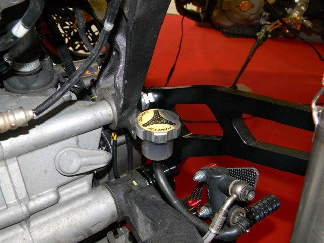 DBK Special Parts (Ducabike) Billet Rear Brake Reservoir Cap for Ducati (except Diavel and 2015+ Multistrada) and Clutch