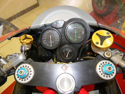 DBK Special Parts (Ducabike) Billet Front Brake & Clutch Reservoir Caps for Brembo and Performance Technology Reservoirs