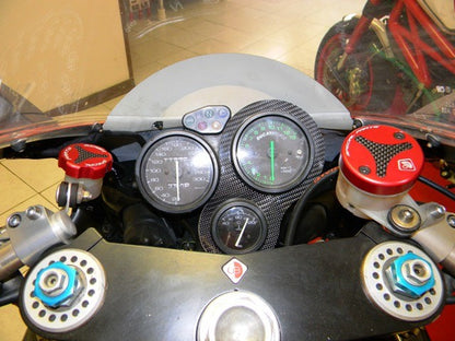 DBK Special Parts (Ducabike) Billet Front Brake & Clutch Reservoir Caps for Brembo and Performance Technology Reservoirs