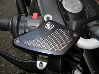 DBK Special Parts (Ducabike) Billet Front Brake & Clutch Reservoir Caps for the Ducati Diavel / XDiavel