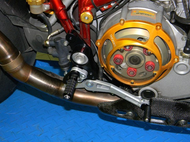 DBK Special Parts (Ducabike) Adjustable Rearsets for the Ducati Hypermotard 796/1100 and Multistrada 620/1000/1100