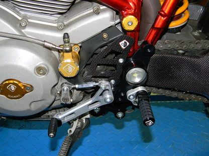DBK Special Parts (Ducabike) Adjustable Rearsets for the Ducati Hypermotard 796/1100 and Multistrada 620/1000/1100