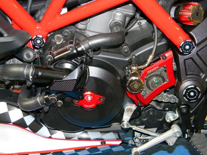 DBK Special Parts (Ducabike) Billet Water Pump Protector for the Ducati Diavel Multistrada 1200/1260/950 (2015+)  Monster 1200/821  and Hypermotard 939