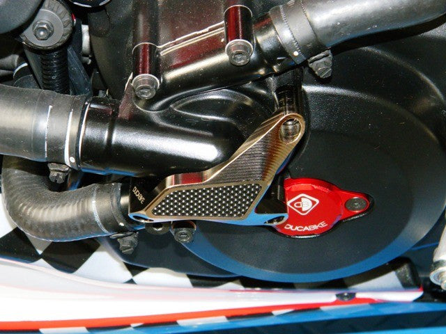 DBK Special Parts (Ducabike) Billet Water Pump Protector for the Ducati Diavel Multistrada 1200/1260/950 (2015+)  Monster 1200/821  and Hypermotard 939