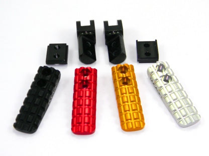 DBK Special Parts (Ducabike) Adjustable Rider 'Solid' Footpegs for Ducati Hypermotard 939 & Scrambler Desert Sled