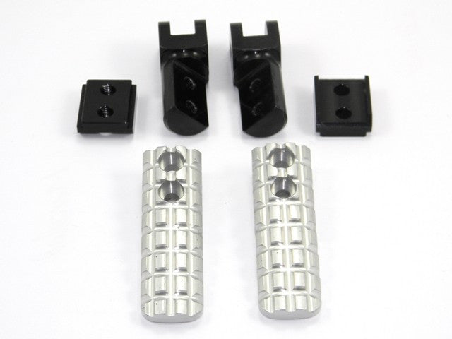 DBK Special Parts (Ducabike) Adjustable Rider 'Solid' Footpegs for Ducati Hypermotard 939 & Scrambler Desert Sled