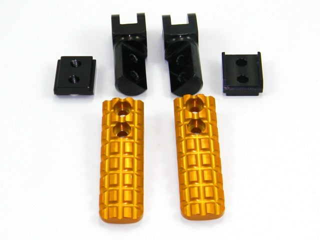 DBK Special Parts (Ducabike) Adjustable Rider 'Solid' Footpegs for Ducati Hypermotard 939 & Scrambler Desert Sled