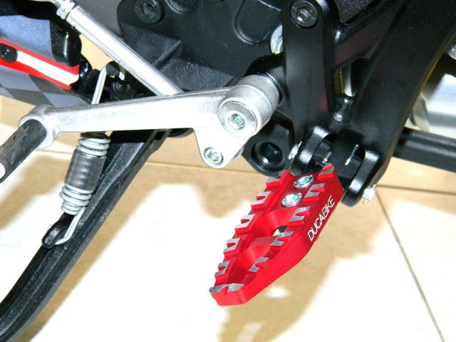 DBK Special Parts (Ducabike) Adjustable Rider 'Cut' Footpegs for Ducati Hypermotard 939 & Scrambler Desert Sled