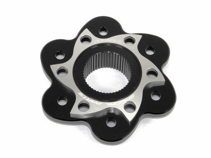 DBK Special Parts (Ducabike) Dual Color 6 Hole Rear Sprocket Hub Flange Carrier for Most Large hub Ducati