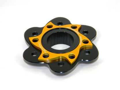 DBK Special Parts (Ducabike) Dual Color 6 Hole Rear Sprocket Hub Flange Carrier for Most Large hub Ducati