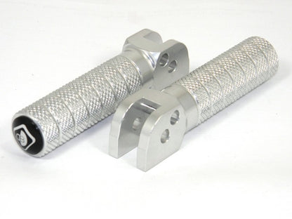 DBK Special Parts (Ducabike) Rider/Passenger 'Round Knurled' Footpegs for Ducati
