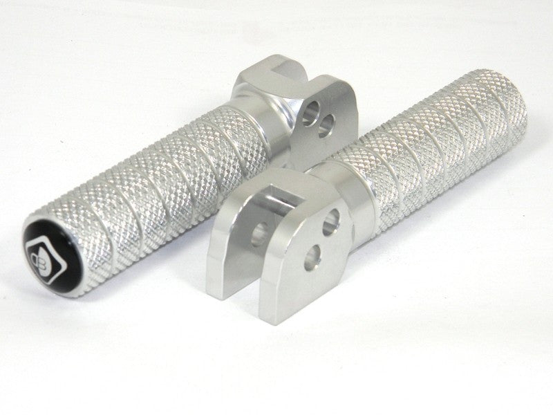 DBK Special Parts (Ducabike) Passenger 'Round Knurled' Footpegs for Ducati