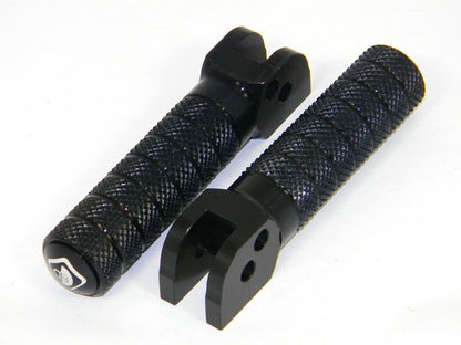 DBK Special Parts (Ducabike) Rider/Passenger 'Round Knurled' Footpegs for Ducati