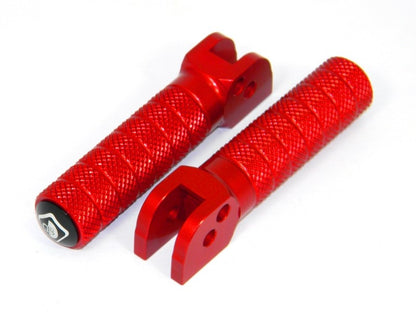 DBK Special Parts (Ducabike) Rider/Passenger 'Round Knurled' Footpegs for Ducati