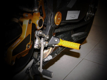 DBK Special Parts (Ducabike) Rider/Passenger 'Round Knurled' Footpegs for Ducati