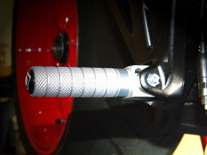 DBK Special Parts (Ducabike) Rider/Passenger 'Round Knurled' Footpegs for Ducati