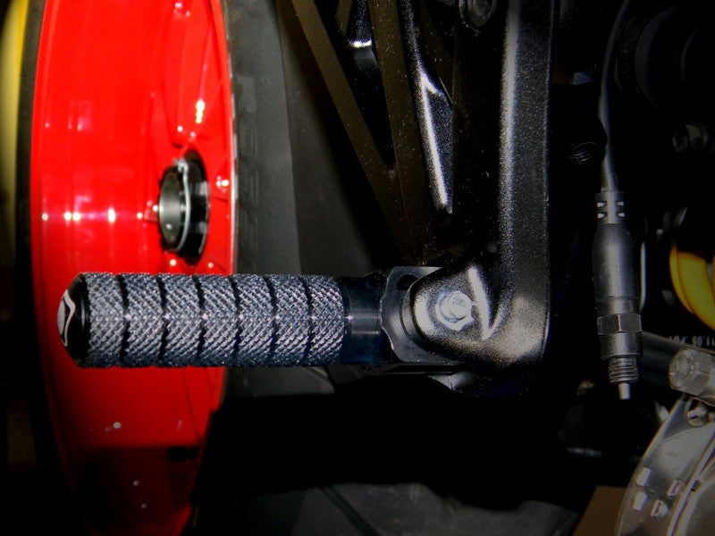 DBK Special Parts (Ducabike) Rider/Passenger 'Round Knurled' Footpegs for Ducati