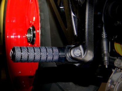 DBK Special Parts (Ducabike) Rider/Passenger 'Round Knurled' Footpegs for Ducati